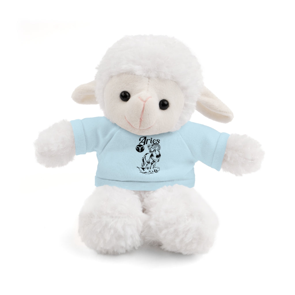 Aries Zodiac | Stuffed Animals with Custom Printed Tee - My Funny Merch