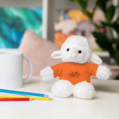 Bike Anatomy  | Stuffed Animals with Custom Printed Tee