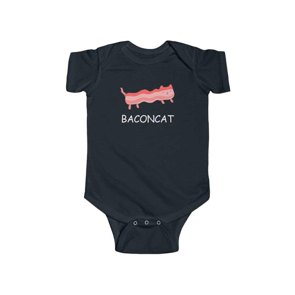 Bacon Cat | Infant | Fine Jersey | One Piece | Baby Bodysuit - My Funny Merch