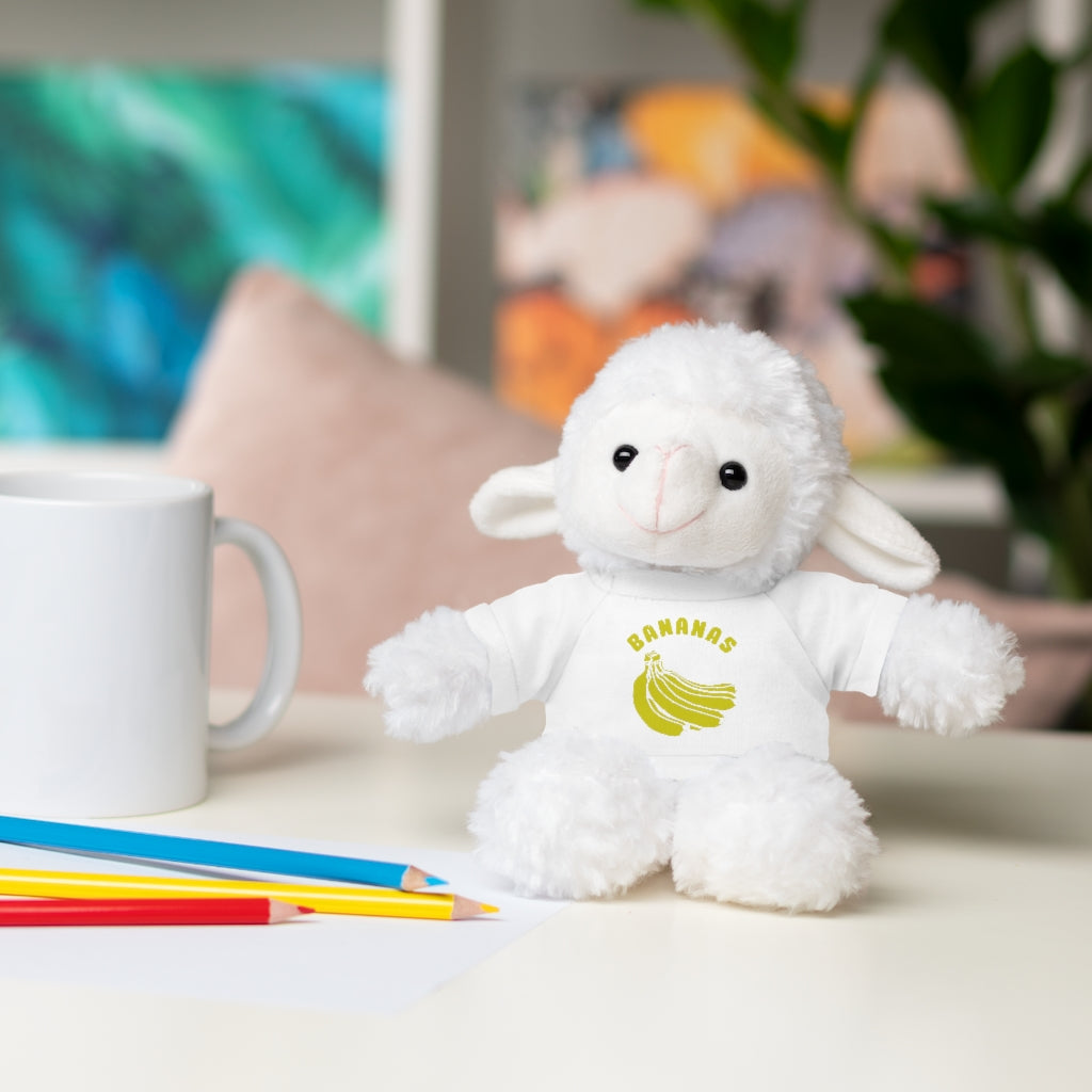 Bananas  | Stuffed Animals with Custom Printed Tee