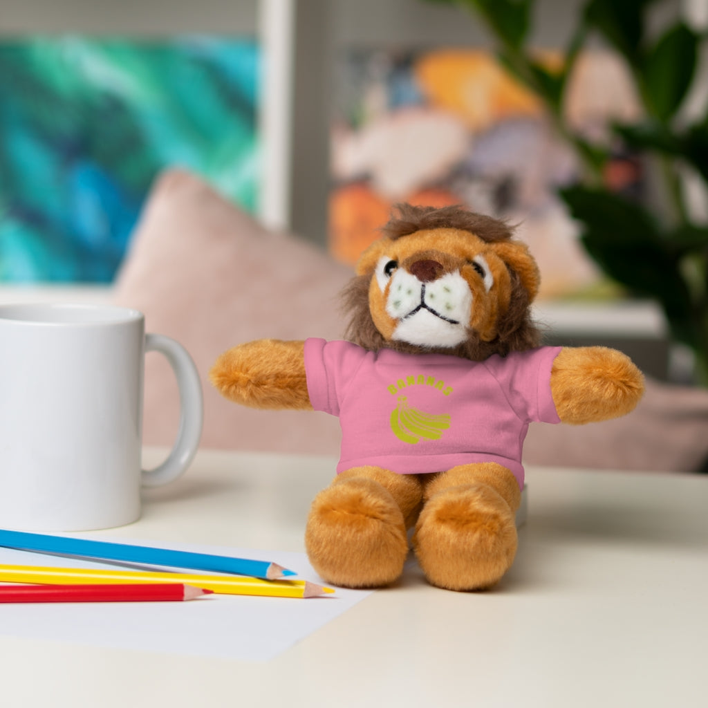 Bananas  | Stuffed Animals with Custom Printed Tee