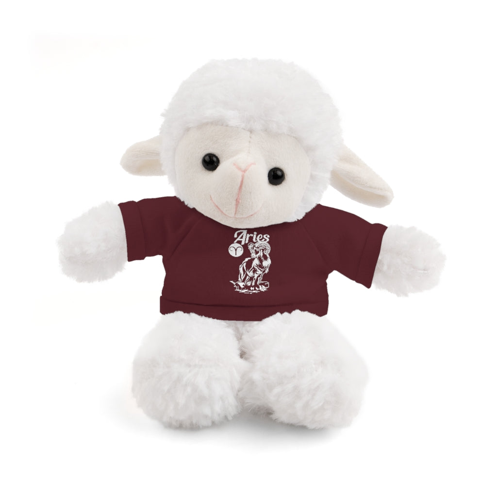 Aries Zodiac | Stuffed Animals with Custom Printed Tee