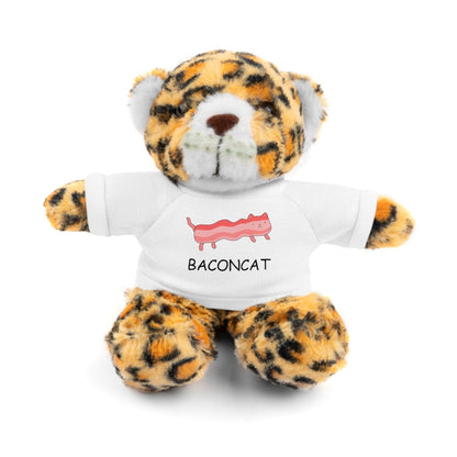 Bacon Cat  | Stuffed Animals with Custom Printed Tee