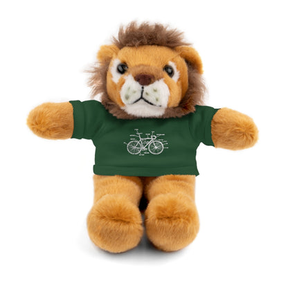 Bike Anatomy  | Stuffed Animals with Custom Printed Tee - My Funny Merch