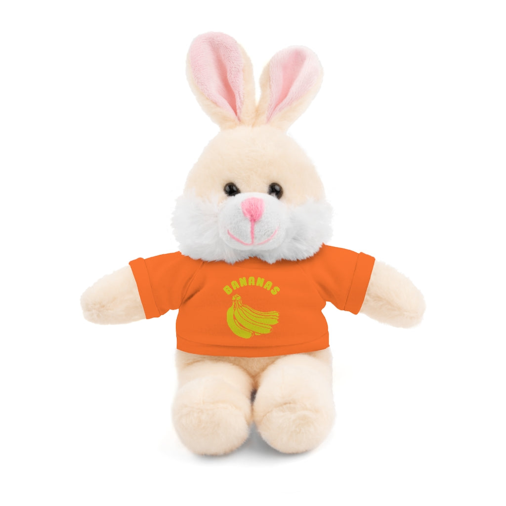 Bananas  | Stuffed Animals with Custom Printed Tee