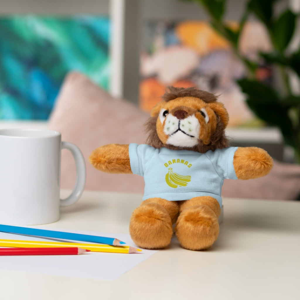 Bananas  | Stuffed Animals with Custom Printed Tee - My Funny Merch