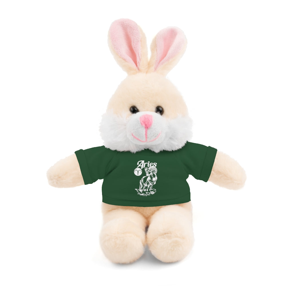 Aries Zodiac | Stuffed Animals with Custom Printed Tee - My Funny Merch