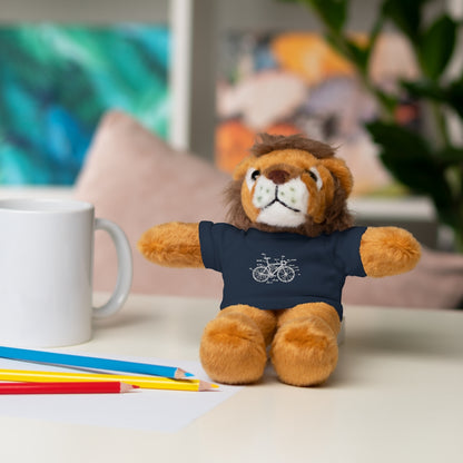 Bike Anatomy  | Stuffed Animals with Custom Printed Tee