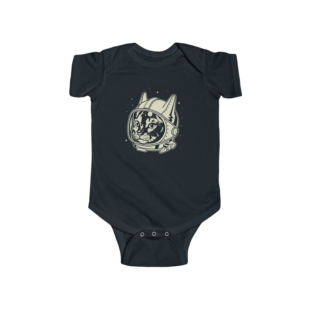 Astronaut Cat | Infant | Fine Jersey | One Piece | Baby Bodysuit - My Funny Merch