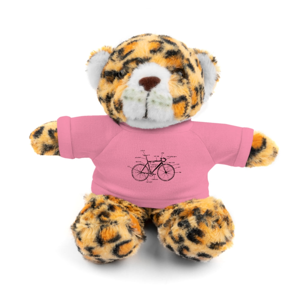 Bike Anatomy  | Stuffed Animals with Custom Printed Tee