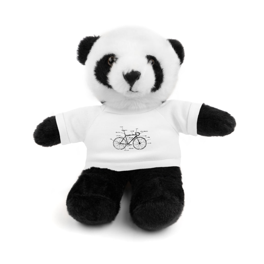 Bike Anatomy  | Stuffed Animals with Custom Printed Tee