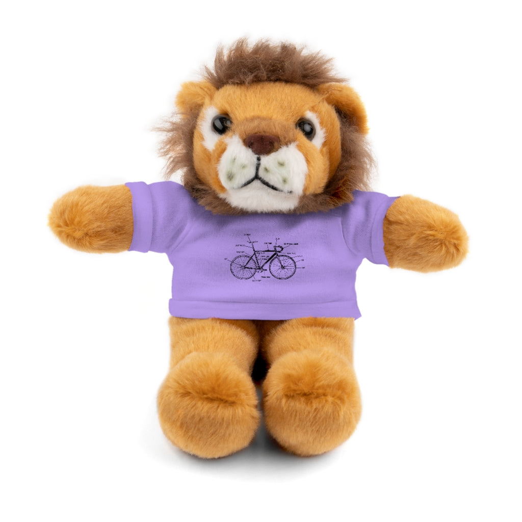 Bike Anatomy  | Stuffed Animals with Custom Printed Tee - My Funny Merch