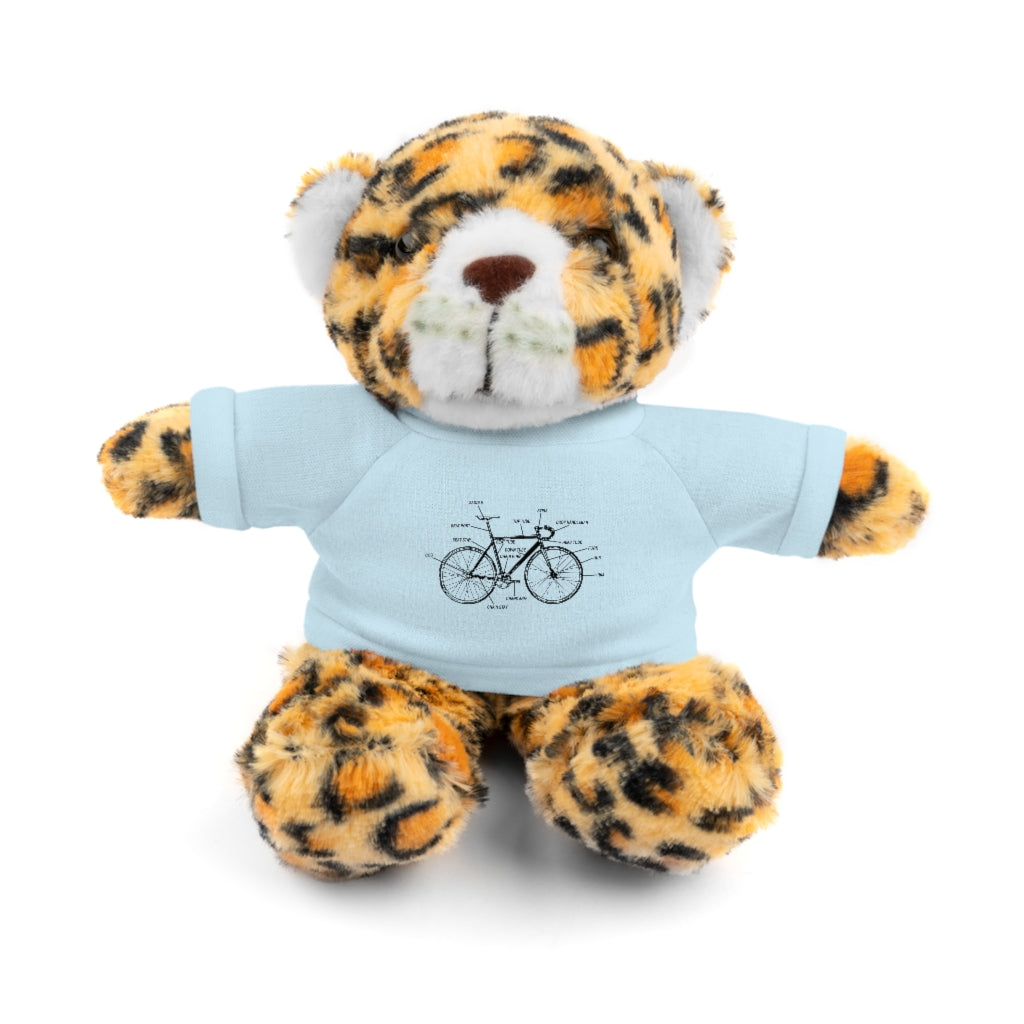 Bike Anatomy  | Stuffed Animals with Custom Printed Tee - My Funny Merch