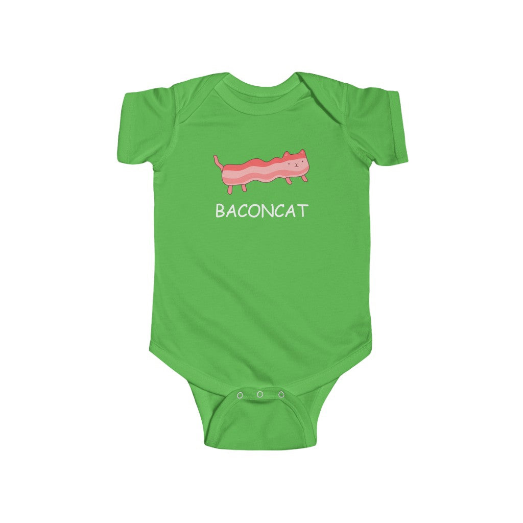 Bacon Cat | Infant | Fine Jersey | One Piece | Baby Bodysuit - My Funny Merch