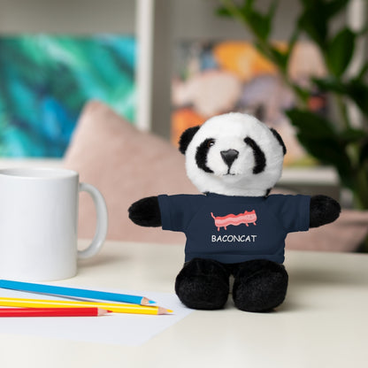 Bacon Cat  | Stuffed Animals with Custom Printed Tee