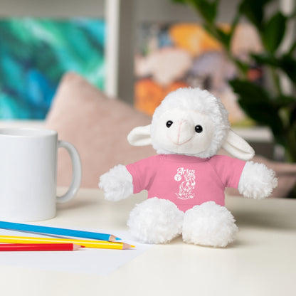 Aries Zodiac | Stuffed Animals with Custom Printed Tee