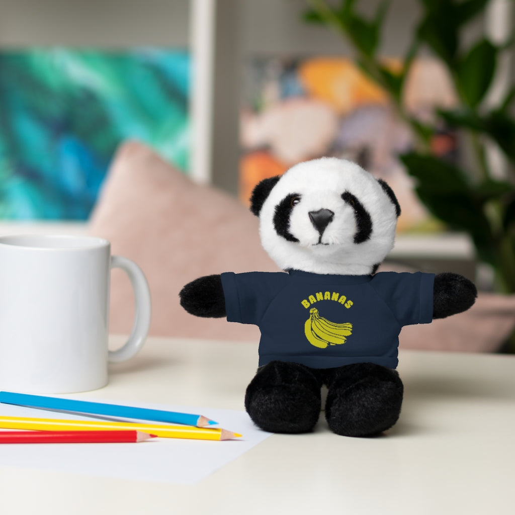 Bananas  | Stuffed Animals with Custom Printed Tee - My Funny Merch