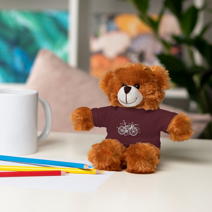 Bike Anatomy  | Stuffed Animals with Custom Printed Tee - My Funny Merch