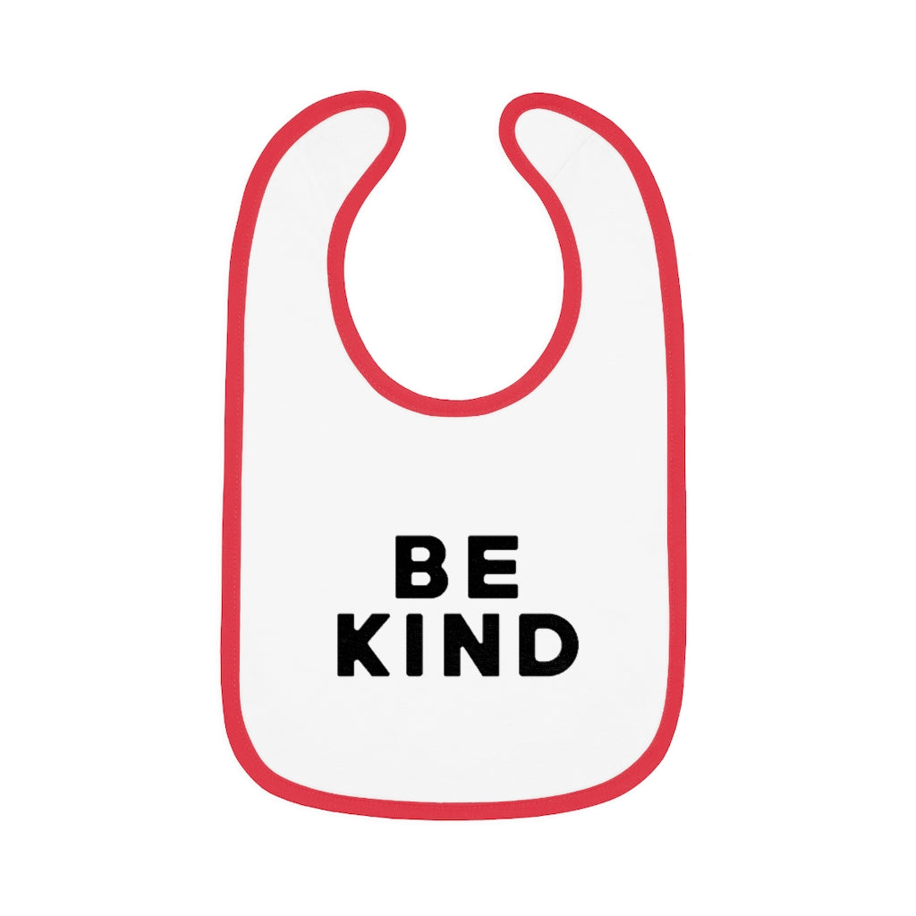 Be Kind | Baby | Trim Jersey | Bib - My Funny Merch
