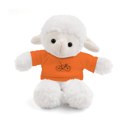 Bike Anatomy  | Stuffed Animals with Custom Printed Tee