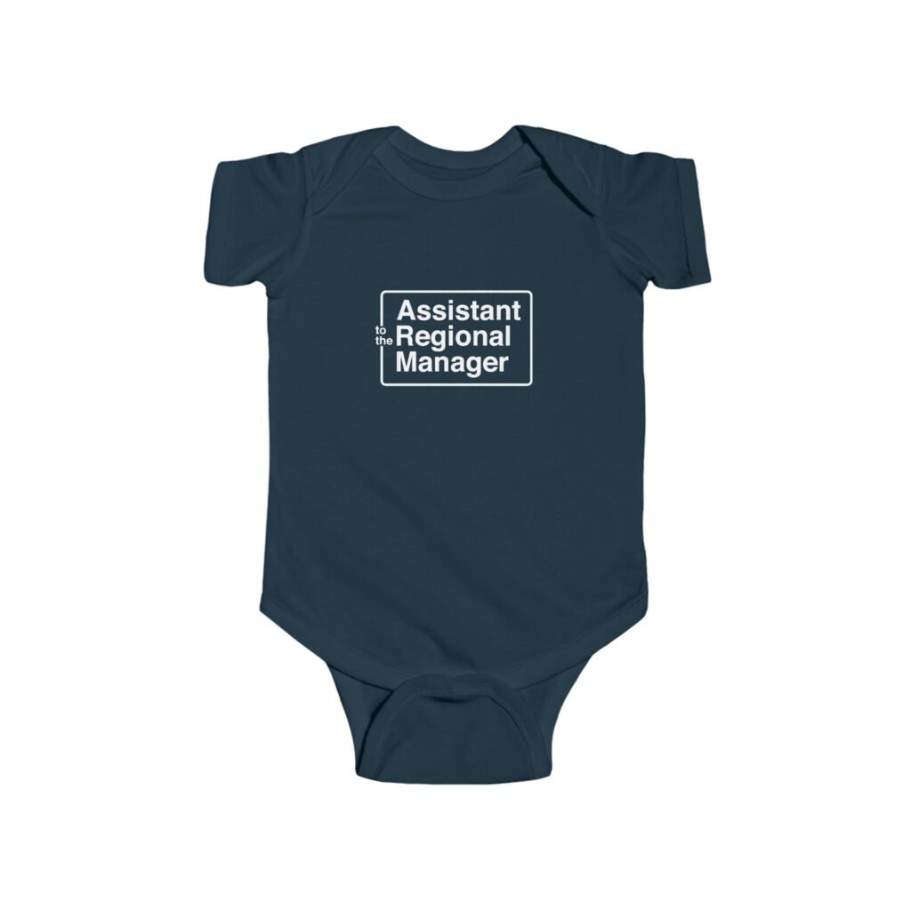 Assistant to the Regional Manager Baby Bodysuit | Infant Fine Jersey One Piece | Funny Office-Inspired Gift