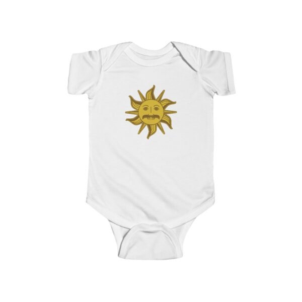 King Arthur Sun Baby Bodysuit | Funny Monty Python One Piece | Holy Grail Costume-Inspired Outfit