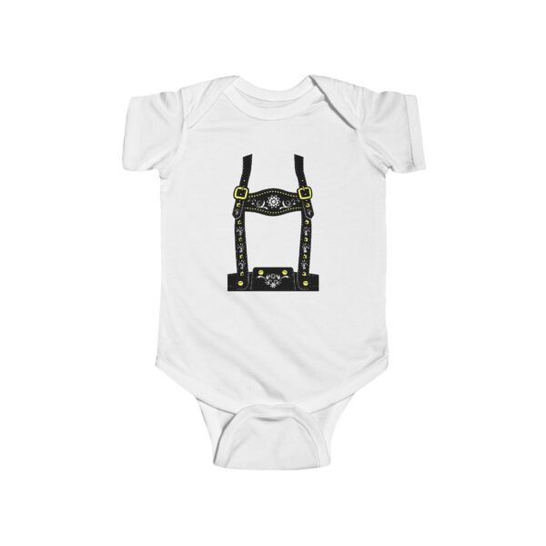 Lederhosen Baby Bodysuit | Funny Infant Costume One Piece | Oktoberfest, Cosplay & Gift for Little Bavarians